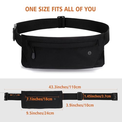 Whippy Slim Running Belt Fanny Pack For Women Men Elastic Runners Belt Waist Pouch Chest Bag Phone Holder Waist Pack For Running Hiking thumb #4