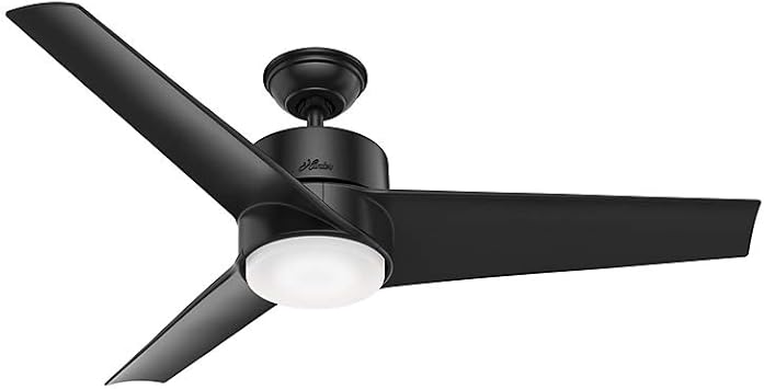 Hunter Fan Company 59471 Hunter Havoc Outdoor Ceiling Fan With Led Light And Wall Control 54 Matte Black Amazon Com