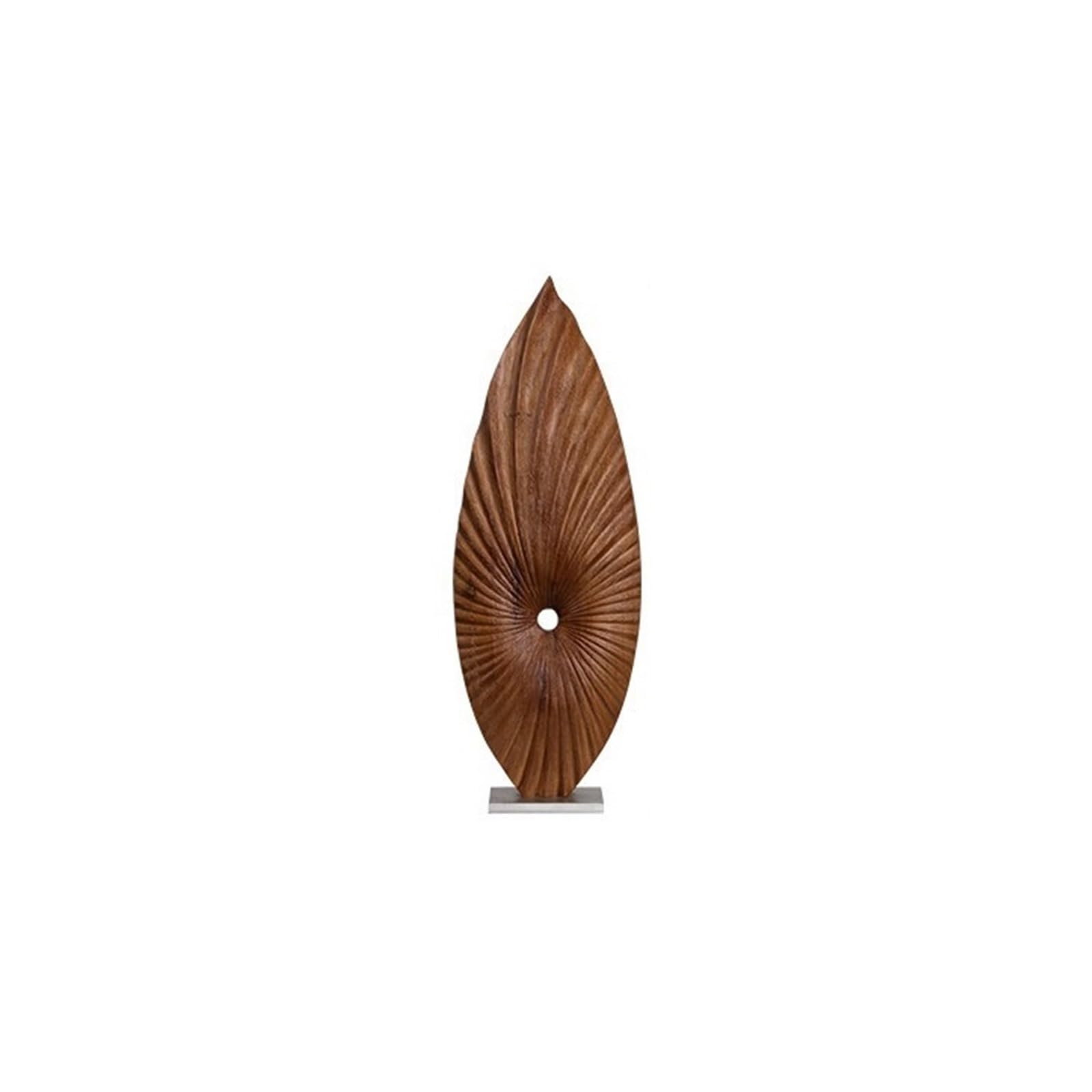ZENY896V Sculptures Abstract Decorative Wooden Sculpture Ornament For Living Room TV Cabinet Art Decoration Decor(Bruin)
