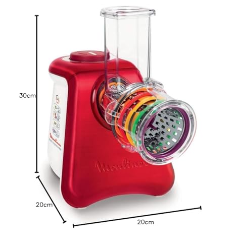 Hachoir multifonction Fresh Express Max 5EN1 MOULINEX et 2 vitesses 4 cônes - vue 3