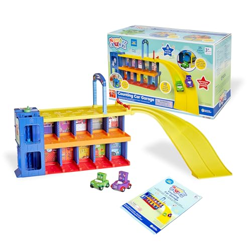 Numberblocks Garage éducatif interactif avec sons et voitures colorées