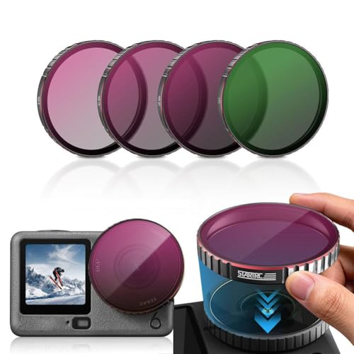 y 4_ZbgzFor DJI Osmo Action 6p tB^[ZbgCPL+ND8+ND16+ND32 A~jEt[ wKX ߗ wim[gR[eBO y h ȒP For DJI Osmo Action