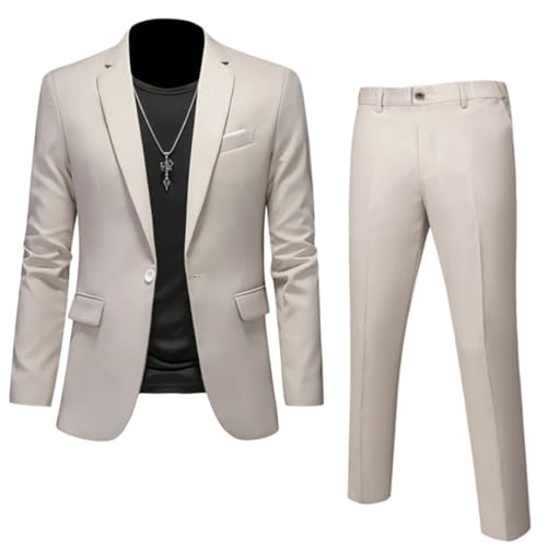 Men Handsome Groom Wedding Party Set Suits