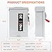 2026 Upgrade 30 Amp Disconnect Switch,3 Pole Safety Switch,Non-Fusible,NEMA 3R Standards,Galvanized Steel,Anti Corrosion and Rust Prevention,10-Year Warrnaty,Indoor&Outdoor