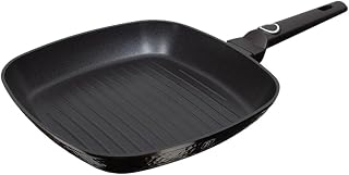 Berlinger Haus Primal Gloss Collection Grill pan, 28 cm, BH/6578 Black Shadow Stainless Steel 18/8