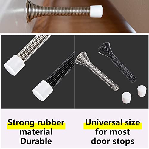 Door Stoppers For Bottom Of Door Rubber Bumper Tips Rubber Stopper Caps For Door Wall Protector, 16Pcs, White #TOP2