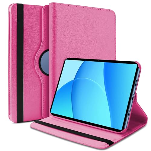 Image of TGK 360 Rotatable Smart Flip Cover for OnePlus Pad Lite 11 inch Tablet Case, Oppo Pad SE 11 inch (Hot Pink)