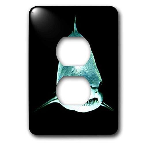 3dRose Fierce Shark cache prise double pour chambre d'enfant océan
