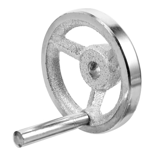 Alipis Carbon Steel Crafted Machine Tool Handwheel Threaded Knob for Lathe Milling Machine