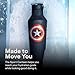 Corkcicle Marvel Sport Canteen - Triple-Insulated Stainless Steel Water Bottle - Straw Cap & Folding Metal Handle - Summer Drinkware Gift - Keeps Drinks Ice Cold - Captain America - 20 oz