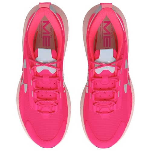 Under Armour Men's UA HOVR Mega 2 MVMNT Sportstyle Shoes Athletic Sneakers (Reflective/Pink Shock/Retro/603, US Footwear Size System, Adult, Men, Numeric, Medium, 11.5)4