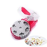 Etuyunyii Perfect Pill Cutter - Pill Splitters for Small or Large Pills - Cuts up to 14 Different Shaped Pills or Vitamins with Self-Retracting Blade Easy to Use