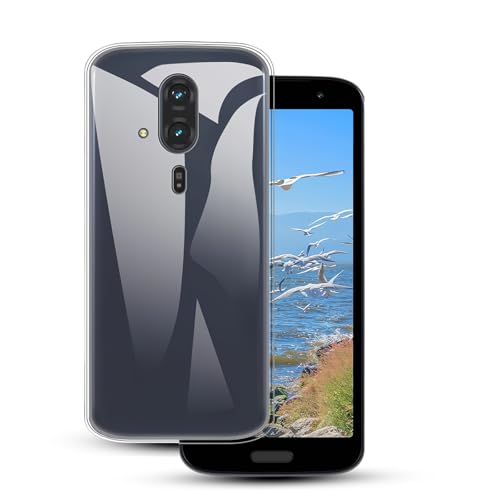 Image of For FCNT Easy Smartphone F-53E Transparent TPU Full Protective Case, Soft Case, Silicone Case, Shock Prevention, Fall Prevention, Ultra Thin, Fingerprint Resistant, TPU F-53E Smartphone Case Cover