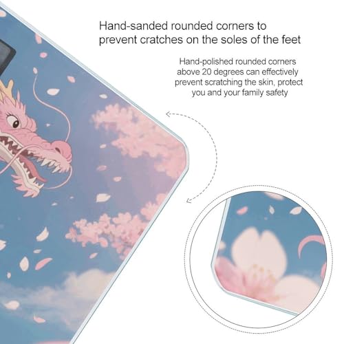 Báscula digital para baño Cherry Blossom Dragon 400 lb miniatura 4