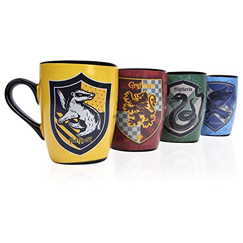 HARRY POTTER SORTING HAT MUG HUFFLEPUFF HEAT REVEALS THE HIDDEN HOG - vue 9