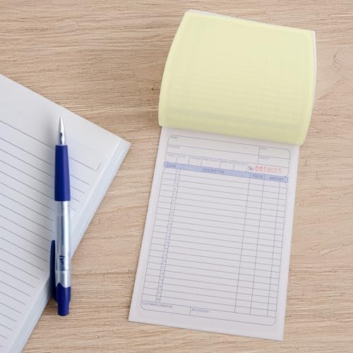 Libro de pedidos para pequeñas empresas Alipis y cuadernos de control de recibos 4