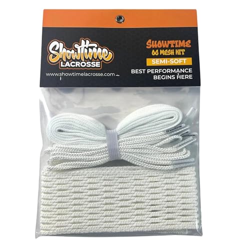 Showtime Lacrosse Semi-Soft Mesh Kit, Ultra Lightweight, Durable