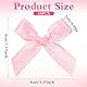 35 Stück Mini-Schleifen Aus Rosa Schleifenband, Satin Band Deko Schleifen Fertigschleife Rosa Dekor Zum Verpacken Von Geschenken, Bäckerei, Süßigkeitentüten, Haare, Weihnachten