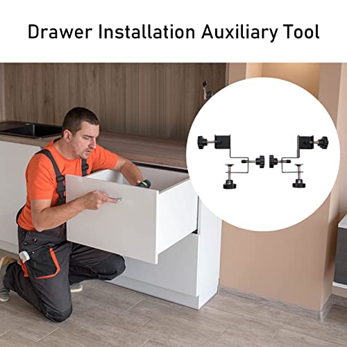 Qican Ferramenta de instalação de gaveta Design ajustável Gaveta Instalação do painel frontal Braçad