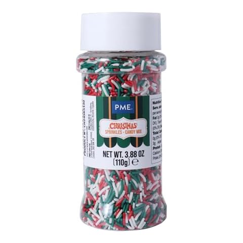 PME Christmas Sprinkles - Candy Mix (3.8oz) Cover