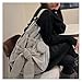 CHENG CHENG Fashionable and versatile new backpack shoulder bag dual-purpose strap casual shoulder bag(Grey)