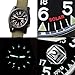 BERTUCCI A-3PS Solar Field Watch | Black Dial/Black Case- 97 Forest Nylon Band