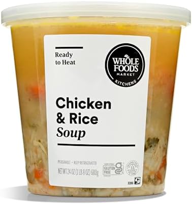 Whole Foods Market Kitchens, Chicken & Rice Soup, 24 Ounce