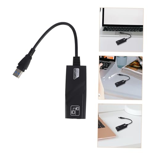 Adaptador Ethernet Gigabit USB 3.0 conector RJ45 1000m portátil EXCEART 5