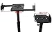 VideoSecu 2 Heavy Duty PA DJ Club Adjustable Height Satellite Speaker Stand Mount - Extends 26.5" to 47" (Compatible with Bose, Harmon Kardon, JBL, KEF, Klipsch, Sony, Yamaha, Pioneer and Others) 1B7