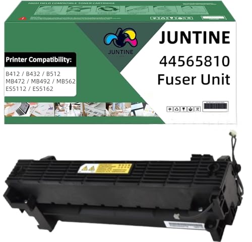 JUNTINE 44565810 Fuser Unit Replacement for Okidata 44565810 Fuser Unit Compatible with Okidata B412 B432 B512 MB472 MB492 MB562 ES5112 ES5162 Printers(110V-120K)