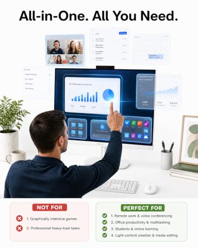 Image of HP OmniStudio 27 inch Touch All-in-One Desktop Computer, 32 GB RAM, 1 TB SSD