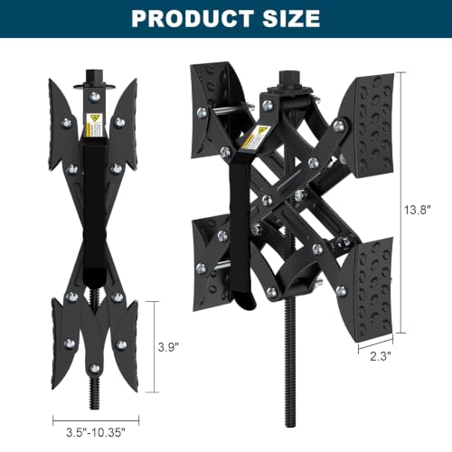 Image of RV X Chocks Wheel Stabilizer for Travel Trailers, RV X-Shaped Wheel Chocks