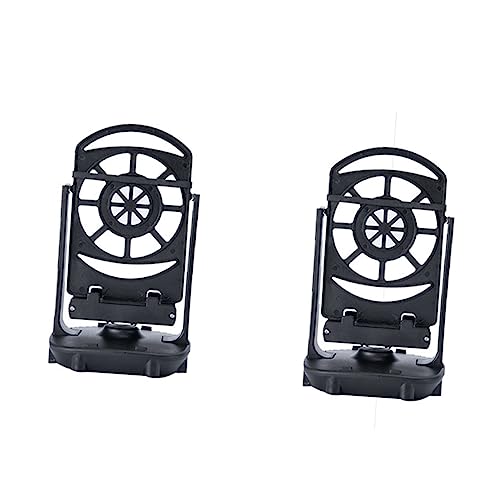 Sosoport Dual Mute Bearing Pedometer Wiggler Device with Durable Base Bracket for Easy Daily Activity Black