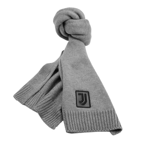 Juventus bufanda y gorro gris de punto en talla única para invierno 6