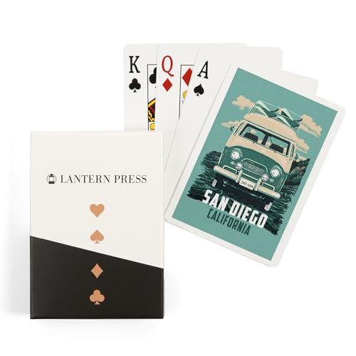 San Diego LP Camper Van Baraja de 52 cartas póker