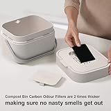 Pack of 4 Compost Bin for Joseph Joseph Bin Odour Filter Food Waste Caddy Replaceable Rectangle Filters - Image 6