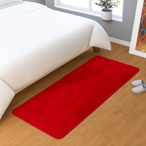 Loomix Bedside Runner for Bedroom| Soft Microfiber, Anti Slip Long Carpet...