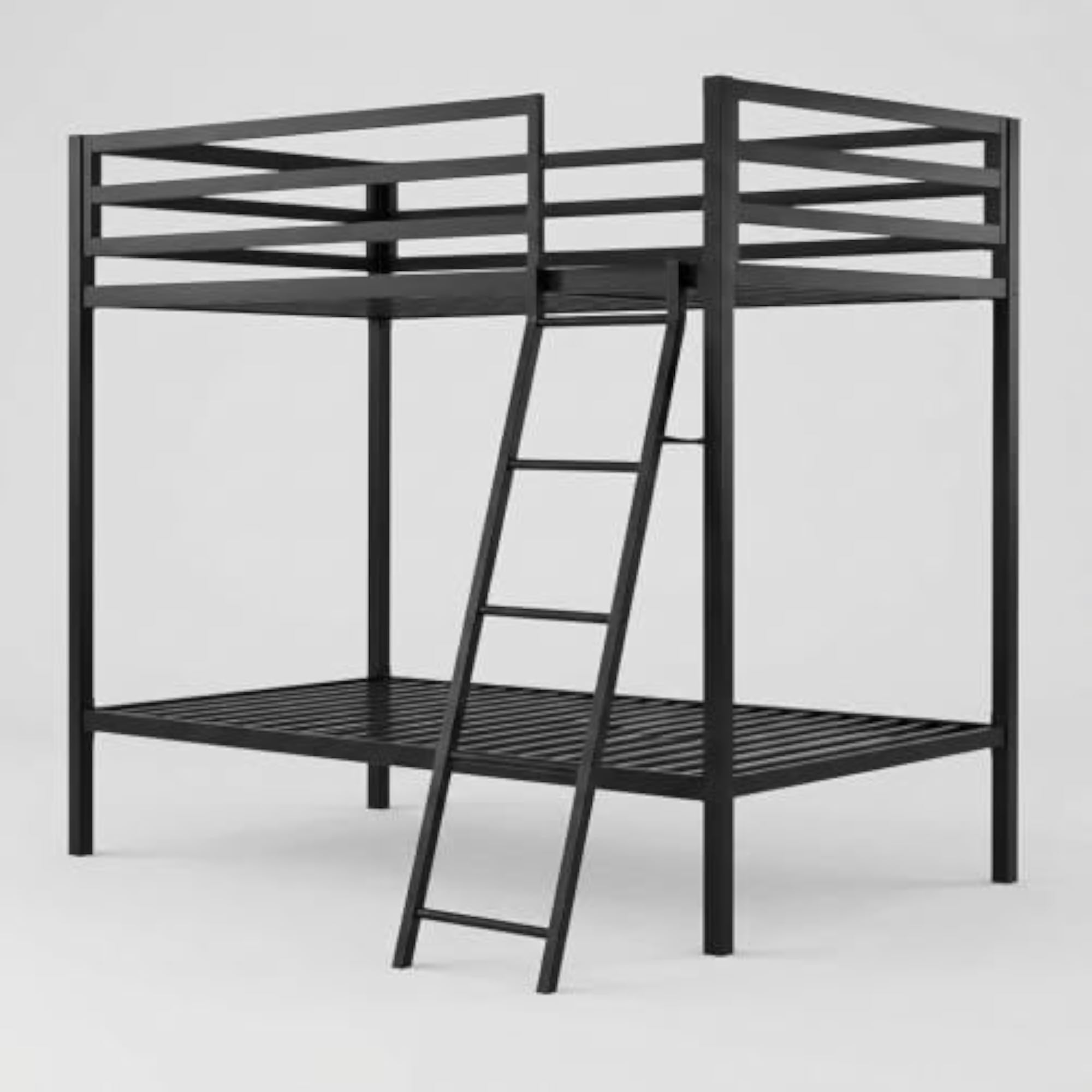 Heavy Duty Metal Bunk Bed Twin Over Twin Size