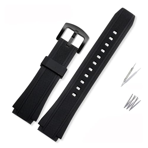 Bracelet montre silicone 25mm haute résistance pour EF552D