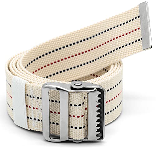 Liftaid Transfer And Gait Belt 60 Inch With Metal Buckle And Loop - Walking, Standing And Transfer Assist Aid For Seniors, Elderly Patients, Caregiver, Nurse, Therapist (Beige) #TOP5