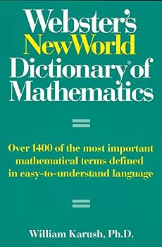 Paperback Webster's New World Dictionary of Mathematics Book