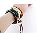 JuliesJ Country Style Beadwork Stretch Round Wooden Beads Wrap Bracelet