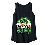 Womens Lucky to Be Ba NOI Grandma Shamrock Rainbow St Patricks Day Tank Top