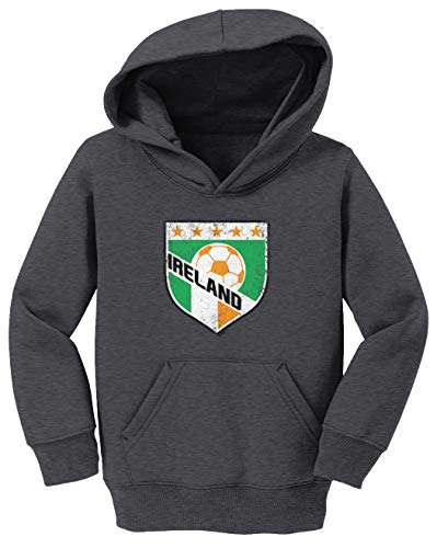 Tcombo Ireland Soccer - Distressed Badge Toddler/Youth Fleece Hoodie2