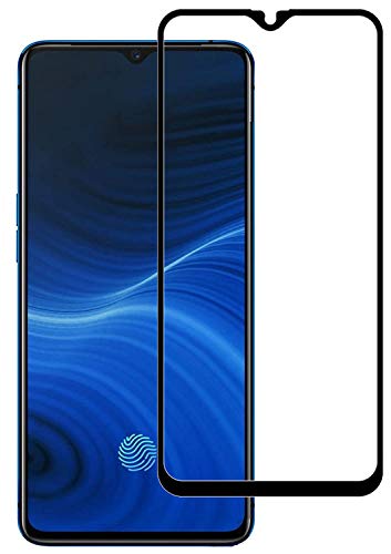 Image of Tempered Glass Screen Protector Compatible For REALME X2 PRO Full Screen Coverage (Except Edge to Edge) and Free Complete Easy Installation kit.