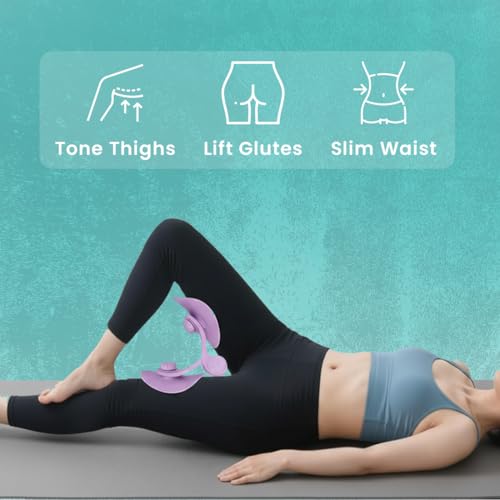 Image of Roughhouse Inner Thigh, Hip & Pelvis Strength Trainer - Compact Resistance Exerciser for Inner Legs, Hips, Pelvis, Glutes & Core, Home Workout Equipment for Muscle Activation & Strength Building
