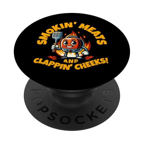 BBQ FUNNY BBQ MEAT SMOKER SMOKING MEAT MEAT SMOKER BBQ PopSockets Standard PopGrip