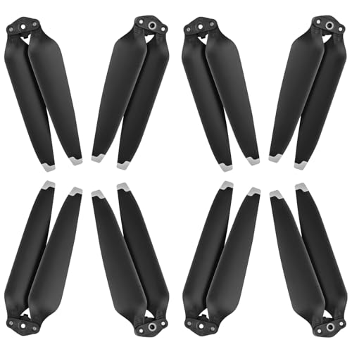 Bocguy 8 Pcs Drones Mavic 3 Hélices, 9453F Hélices para Mavic 3/3 Pro / 3 Classic / 3 Cine / 3 Pro Cine Accesorios Reemplazo de Drones con Diseño de Liberación Rápida, Bajo Ruido & Estable (Plata)
