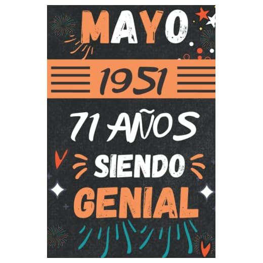 CUADERNO, Octubre 1951, 71 Años Siendo Genial: Regalo de 71 cumpleaños para mujeres y hombres, ideas de 71 cumpleaños... un cumpleaños... divertido, ... regalo de 71 cumpleaños para él/ella.