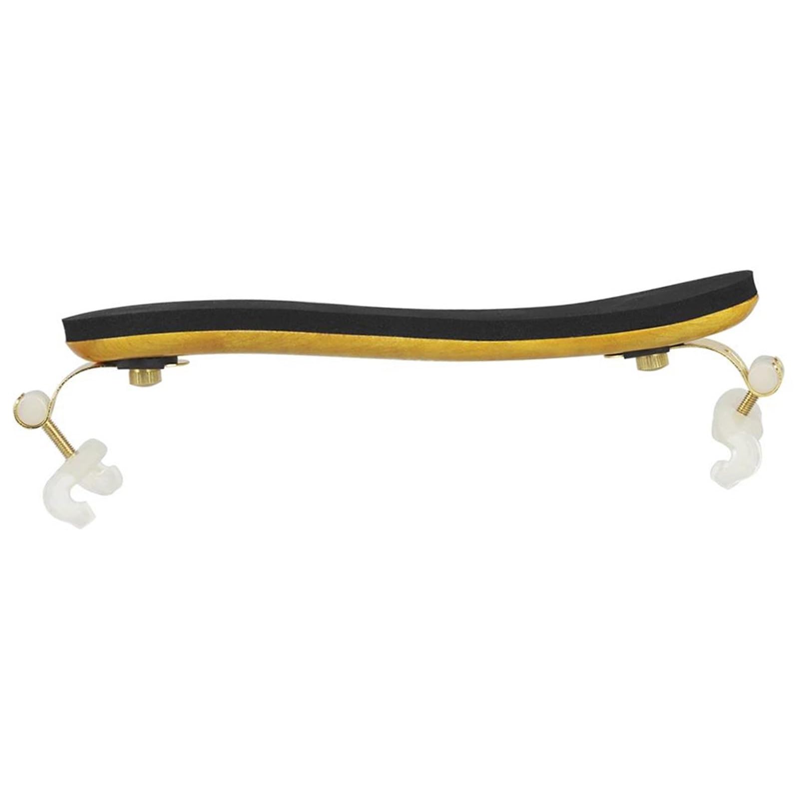 Reposapiés universal para violín Almohadilla de hombro ajustable para violín accesorios profesionales para instrumentos de cuerda 1/2 1/4 3/4 y 4/4 acolchada en negro(3-4 4-4)